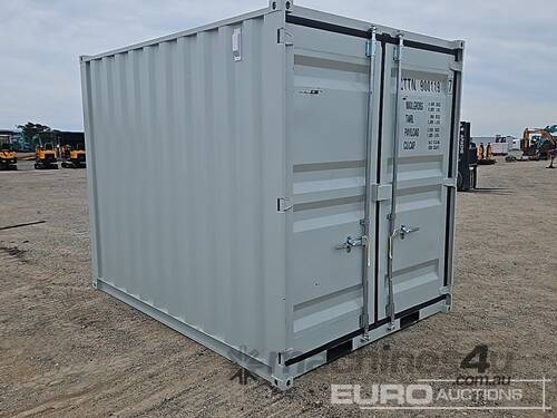 10.2'  Mini Container, Single Walk Door, Lock Box, Window, Fork Pockets 