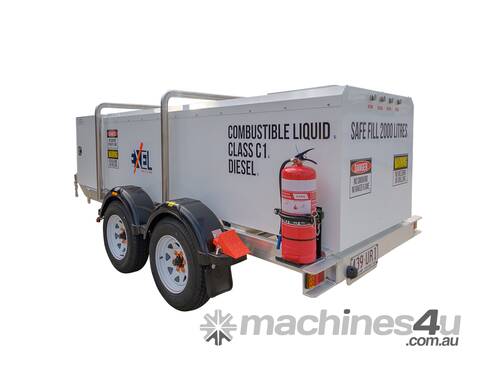GO Fuel Trailer Self Bunded Low Profile Dual Axle 2000L