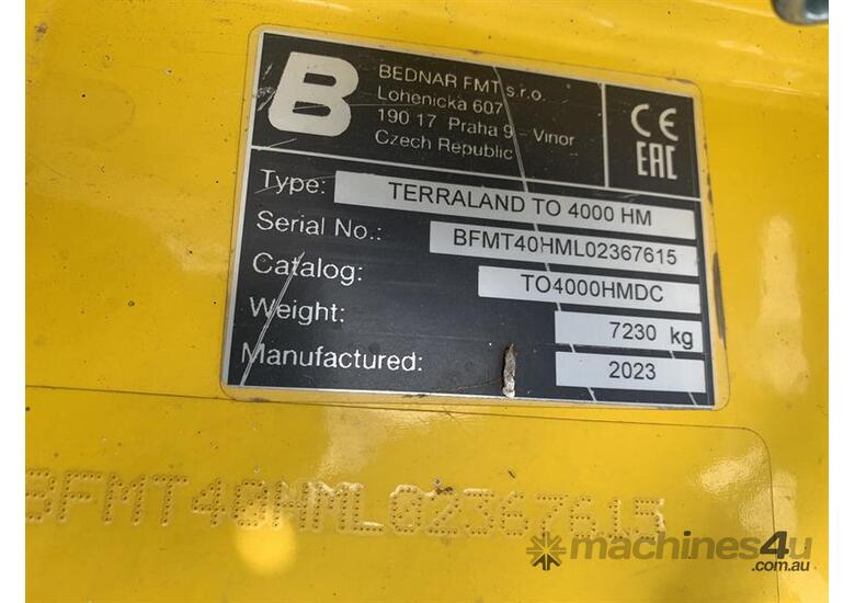 2023 Bednar Terraland TO 4000 HM Deep Ripper