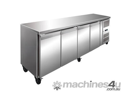 FE4100TN S/S Four Door Bench Fridge 511L