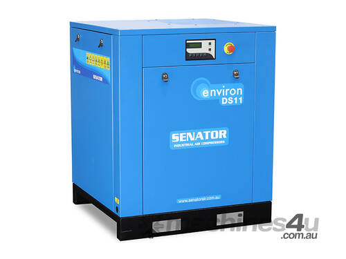 Senator DS18-8 - 18.5kw (25hp) Base Mount Rotary Screw Air Compressor