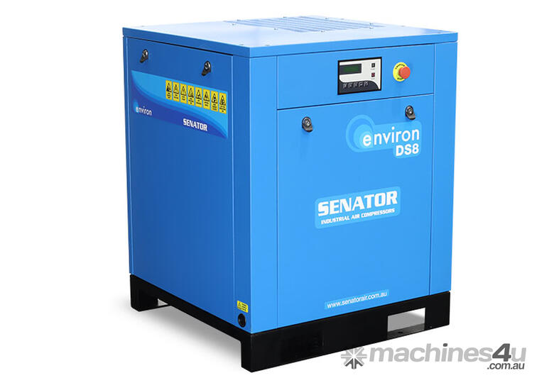 Senator DS18-8 - 18.5kw (25hp) Base Mount Rotary Screw Air Compressor