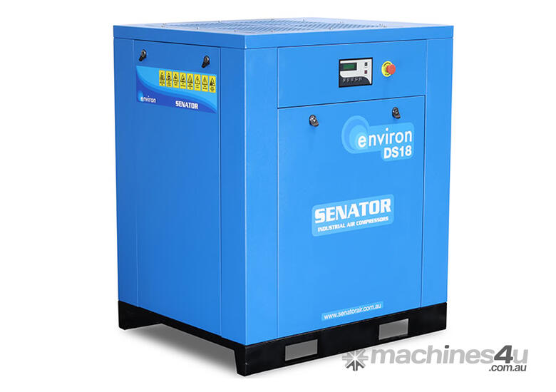 Senator DS18-8 - 18.5kw (25hp) Base Mount Rotary Screw Air Compressor