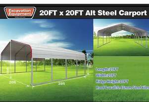 EXEQ 20ft x 20ft Steel Carport EXEQ 20ft x 20ft Steel Carport