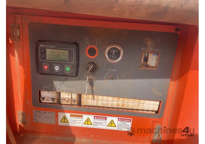 caption Kubota SQ1150B-AU-B Diesel Generator