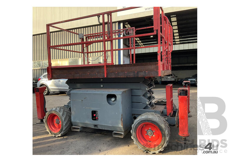 caption SKYJACK SJ6832RT Rough Terrain Scissor