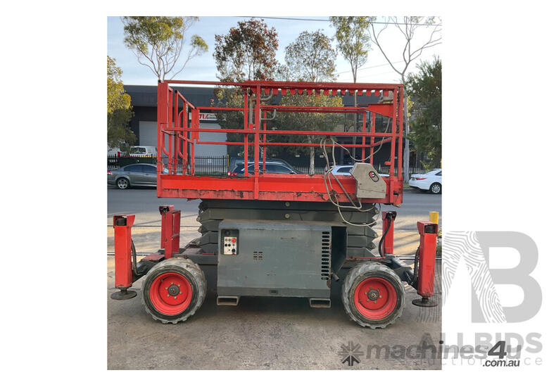 caption SKYJACK SJ6832RT Rough Terrain Scissor