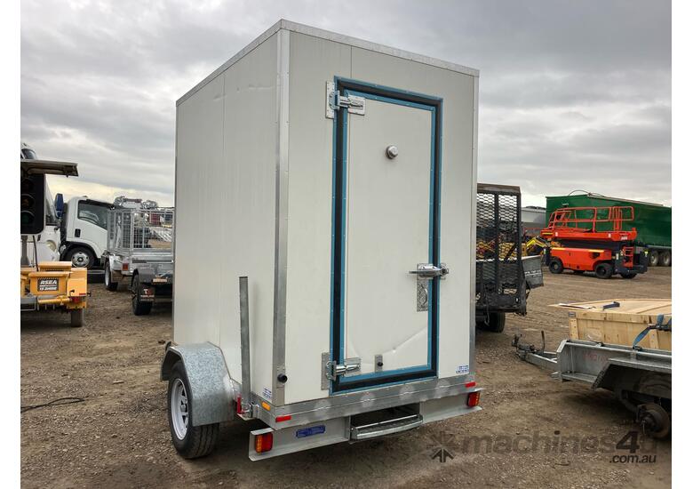 caption 2023 Total Trailers Single Axle Refrigerated Box Trailer