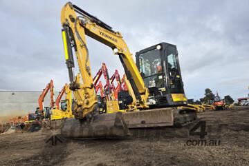 2022 YANMAR VIO35-6 EXCAVATOR (M849) WITH A/C CAB, HITCH, BUCKETS, CIVIL SPEC AND 1165 HOURS
