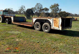 (7424) Farm excavator Trailer (Carisbrook, VIC)