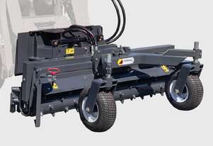 Range Machinery - Skid Steer Rotary Power Grader - Hydraulic Angle & Tilt (On the Fly)