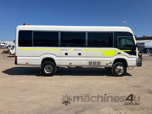 caption 2018 Toyota Coaster 70 Series Bus