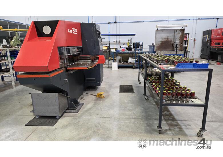 AMADA Aries 222 Turret Punch Press For Sale – Full Tooling Included