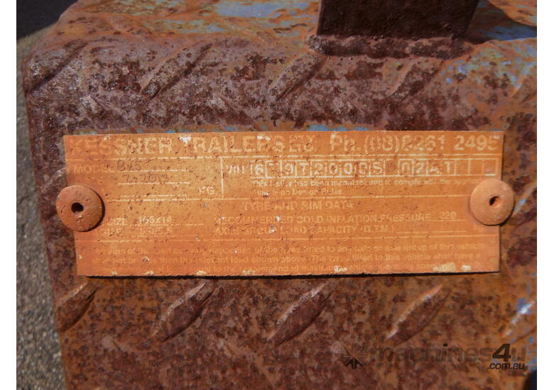 Kessner Dual Axle Trailer (located in Darwin)