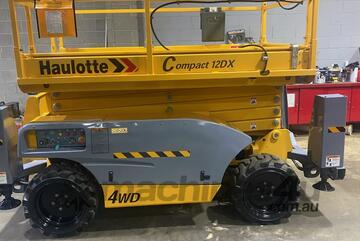 2015 Haulotte Compact 12DX 4WD Diesel Scissor Lift (10 Year Major Inspection available)