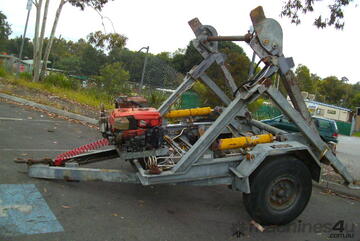 3 ton carry , 2800 dia x 1500wide drums ,