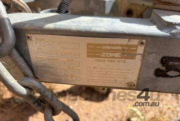 2014 Safe Roads Single Axle Sign Board Trailer