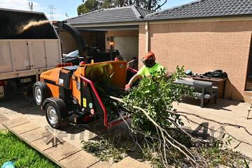   2024 model Forst ST8D - Trailer Mounted 8-inch Wood Chipper | 45HP Kubota Diesel