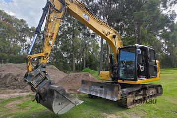 2020 CATERPILLAR 313 EXCAVATOR WITH FULL GPS, TILT HITCH AND NEW TRACKS