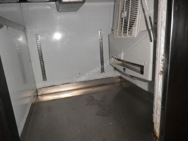 caption Second Hand Food Preparation with Underbar fridge