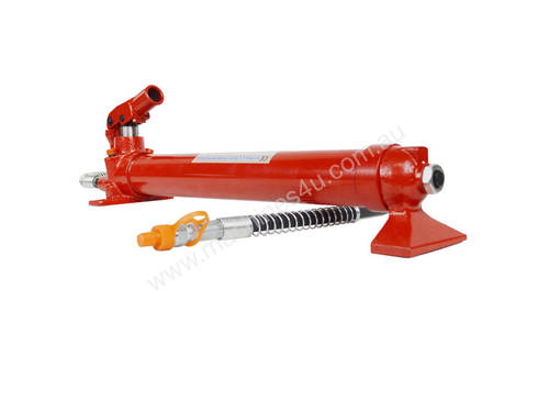 19077 - 20 TON HYDRAULIC HAND PUMP & HOSE ASSEMBLY WITH HANDLE