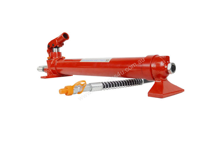 caption 19077 - 20 TON HYDRAULIC HAND PUMP & HOSE ASSEMBLY WITH HANDLE