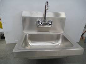 NEW COMMERCIAL STAINLESS STEEL WASH BASIN WITH TAP - picture0' - Click to enlarge