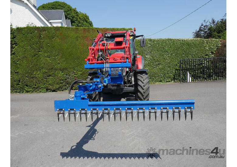 caption Slanetrac SA-1000 Swivel Trim Tractor Hedge Cutter