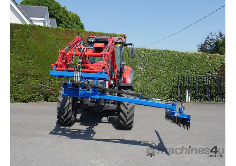 caption Slanetrac SA-1000 Swivel Trim Tractor Hedge Cutter
