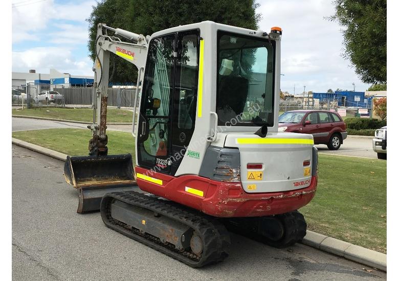 caption Takeuchi TB235 3.5T Aircon Site Spec Excavator 761