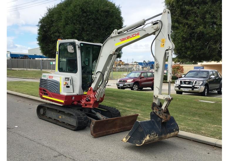 caption Takeuchi TB235 3.5T Aircon Site Spec Excavator 761
