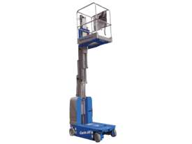 GENIE GR15 Vertical man lift - 4.5m (15ft) Electric - Hire - picture0' - Click to enlarge