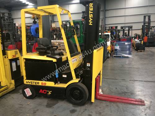 Used Hyster 4 Wheel Battery Electric Forklift