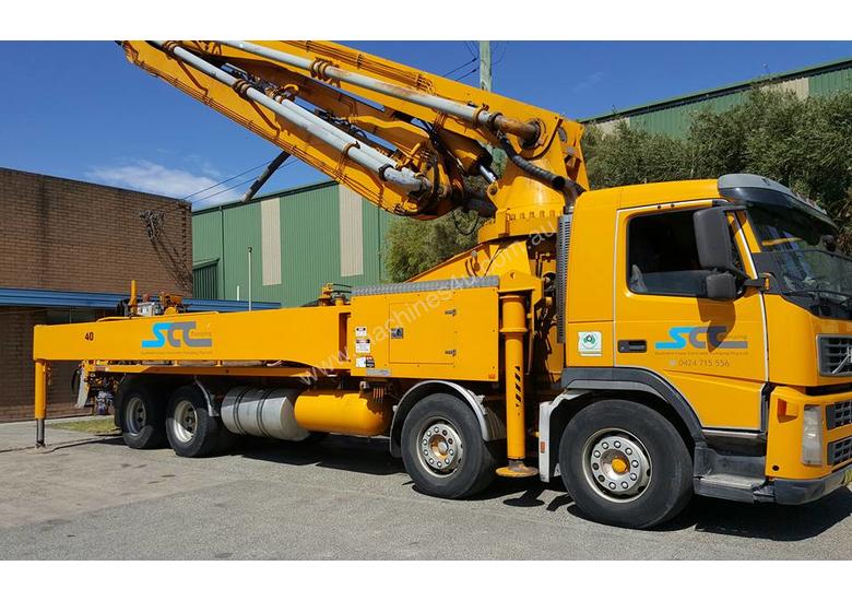 caption 40m Concrete Boom Pump