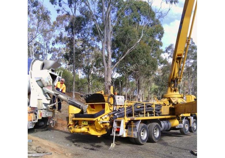 caption 40m Concrete Boom Pump