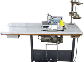Industrial Sewing Machine Overlocker Singer on Table - picture0' - Click to enlarge