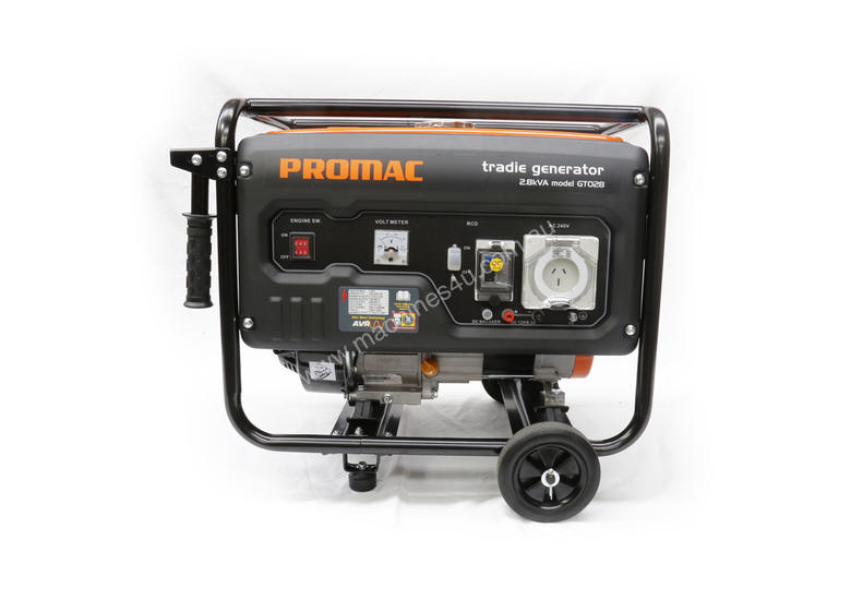 caption PROMAC Torini PETROL Portable Tradie Generator *2.8 kVA* (Model-GT028 )