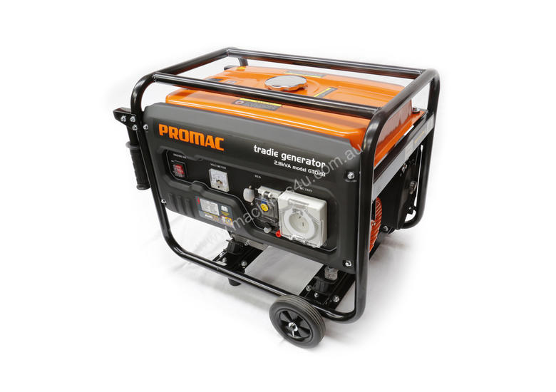 caption PROMAC Torini PETROL Portable Tradie Generator *2.8 kVA* (Model-GT028 )