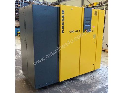 2009 Kaeser CSD82T Electric Compressor with built in Dryer, 290cfm 11bar 8745 Hours on Clock