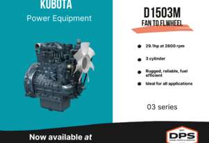 Kubota D1503   REPOWER ENGINE