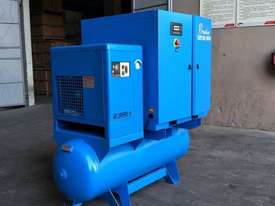 FOCUS INDUSTRIAL 50 CFM /15hp Rotary Screw Compressor w/ Integrated Air Dryer & Receiver Tank. - picture1' - Click to enlarge