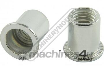 Rivet Nut Inserts - M10 x 1.5mm Aluminium Qty 50 In Pack