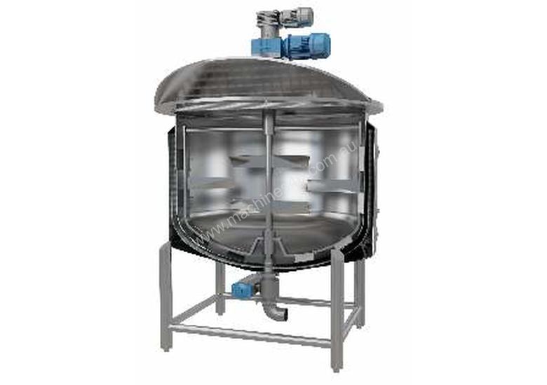 caption Jacketed 2000L Cooker Kettle (Contra Rotating) 316