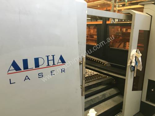 ALPHA fiber laser cutter - 700W IPG laser 