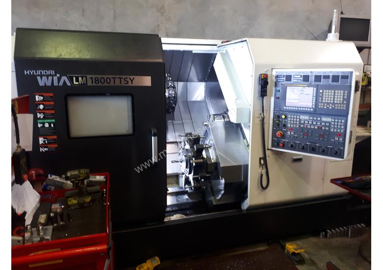 caption Used Twin Turret Cnc Lathe