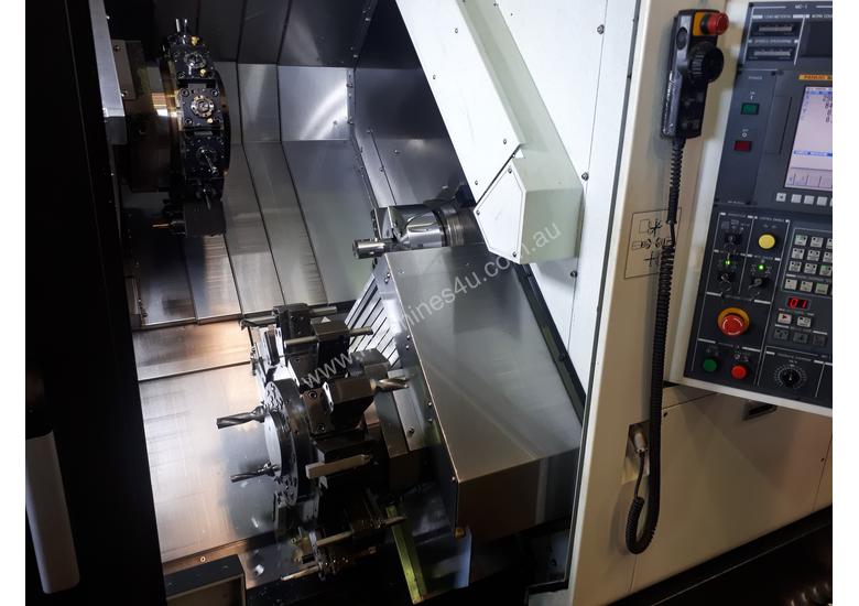 caption Used Twin Turret Cnc Lathe