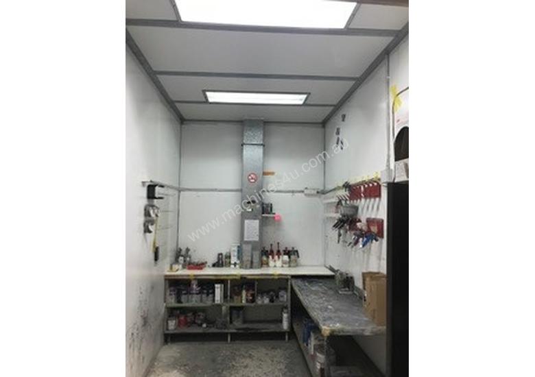 Used Seetal Full down draft wet floor Spray Booth Seetal Full down draft wet floor includes