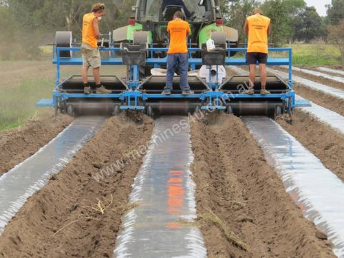 Triple Row Plastic Mulch Layer