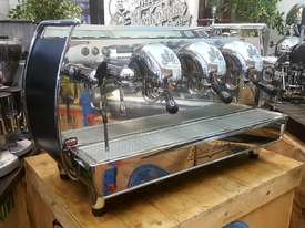 VICTORIA ARDUINO ADONIS 3 GROUP BLACK ESPRESSO COFFEE MACHINE  - picture0' - Click to enlarge