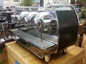 VICTORIA ARDUINO ADONIS 3 GROUP BLACK ESPRESSO COFFEE MACHINE  - picture1' - Click to enlarge